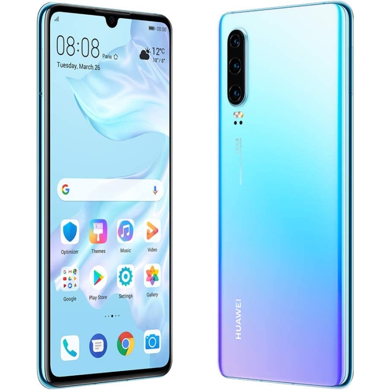 Huawei P30 128GB+6GB RAM (ELE-L29) 6.1" LTE Factory Unlocked GSM Smartphone (International Version) - Breathing Crystal - Image 4
